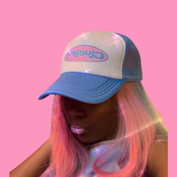 Accessories - HP Y2k Blue Clueless trucker hat